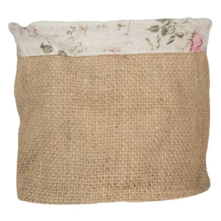CESTINO JUTA DECORATO H 12-DM 13 CM