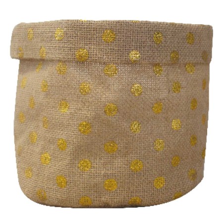 CESTINO JUTA H 15 CM DIAM. 15 CM