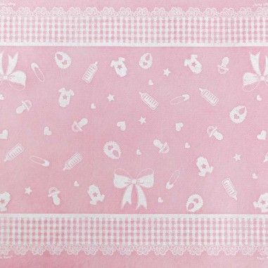 RUNNER TNT BATTESIMO ROSA CM 35X3 MT