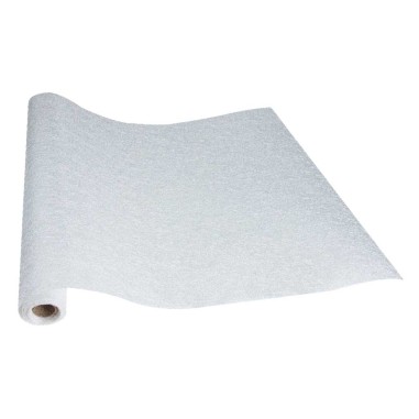 RUNNER SETA PIZZO BIANCO CM 48x5 MT