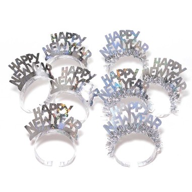 TIARA ARGENTO HAPPY NEW YEAR PZ. 50