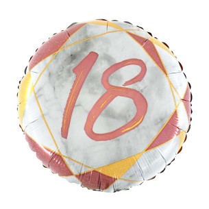 Marble Mate 40 pink 45 cm - 18" glitterato 2