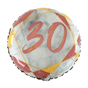 Marble Mate 40 pink 45 cm - 18" glitterato 2