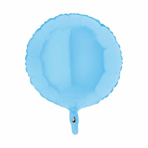 Tondo/round matte celeste 45 cm - 18" 2