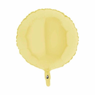 Tondo/round matte giallo 45 cm - 18