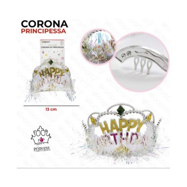 CORONA DA PRINCIPESSA HAPPY BIRTHDAY CM 13