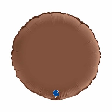 Round 18 inch Satin Chocolate