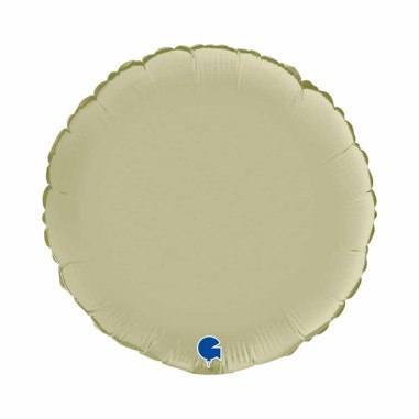 Round 18 inch Satin Olive Green