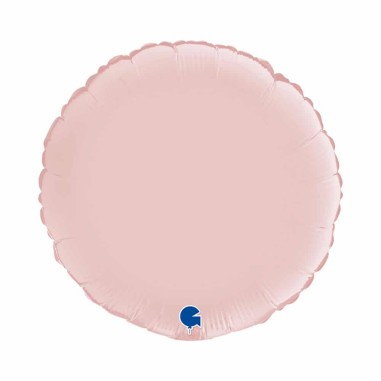 Round 18 inch Satin Pastel Pink