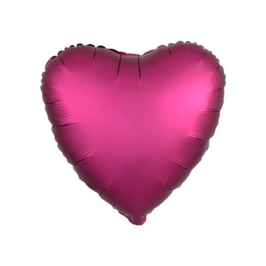 MINI SHAPE CUORE 9INCH FUCSIA LUCIDO