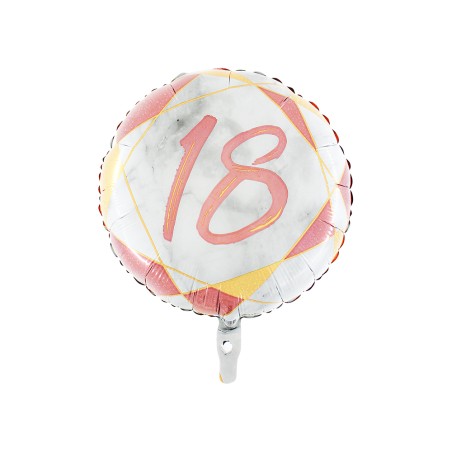 Marble Mate 40 pink 45 cm - 18" glitterato