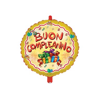 MYLAR CM 45 BUON COMPLEANNO