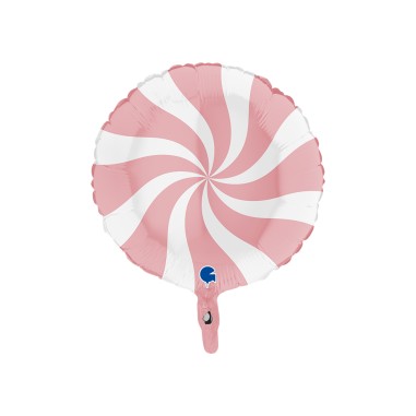 GIRANDOLA SWIRLY BIANCO- ROSA 45CM