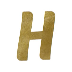 LETTERA  H  ORO STICK MM 7 BLS 48 PZ