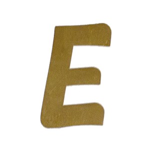 LETTERA  E  ORO STICK MM 7 BLS 48 PZ
