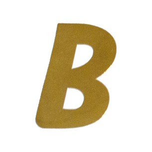 LETTERA  B  ORO STICK MM 7 BLS 48 PZ