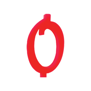 NUMERO  0  ROSSO H 7 CM