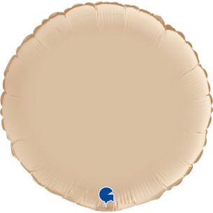 Tondo/round satin cream 45 cm - 18