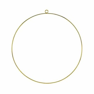 Struttura in ferro oro a cerchio diam. 50 cm 2