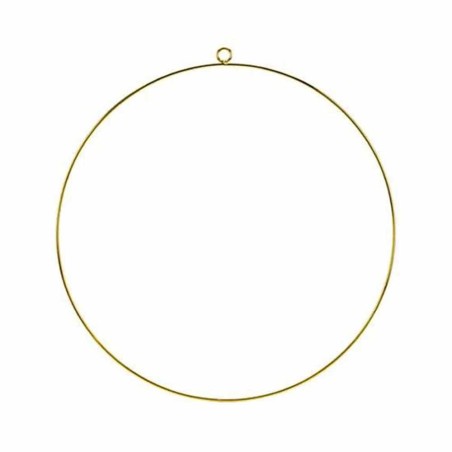 Struttura in ferro oro a cerchio diam. 50 cm