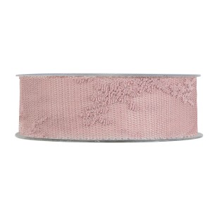 NASTRO PIZZO ROSA ANTICO MM 25X15