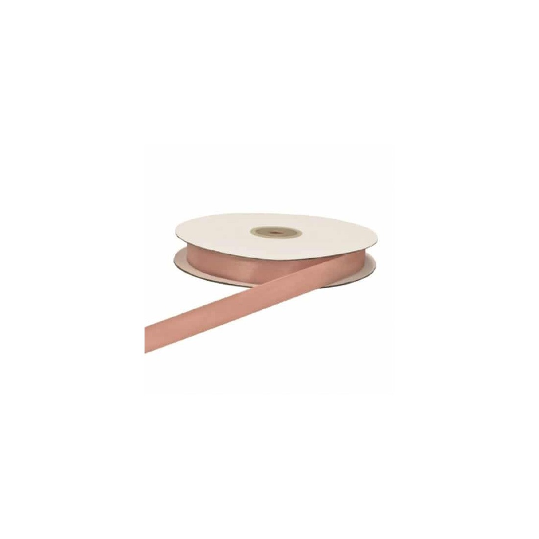 NASTRO DOPPIO RASO ROSA GOLD MM 10x50MT