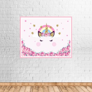 Poster mt 1x1,20 Unicorno 2