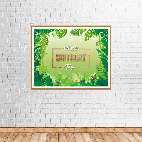 Poster mt 1x1,20 Giungla