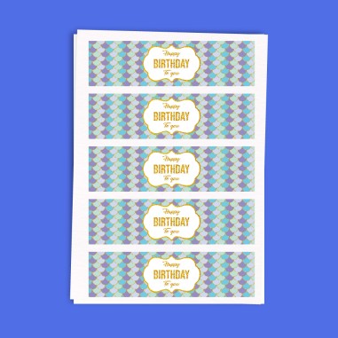 Etichette adesive Sirenetta cm 21x5...