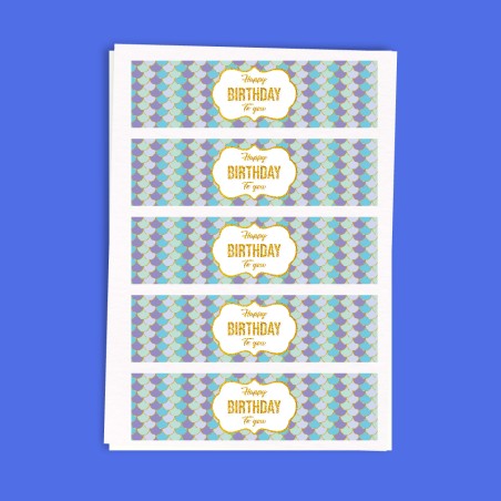 Etichette adesive Sirenetta cm 21x5 pz. 20