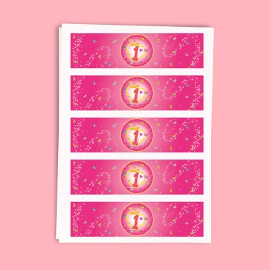 ETICHETTE ADESIVE 1 COMPLEANNO LITTLE...