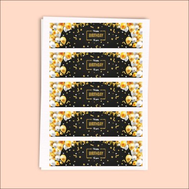 Etichette adesive Hollywood cm 21x5...