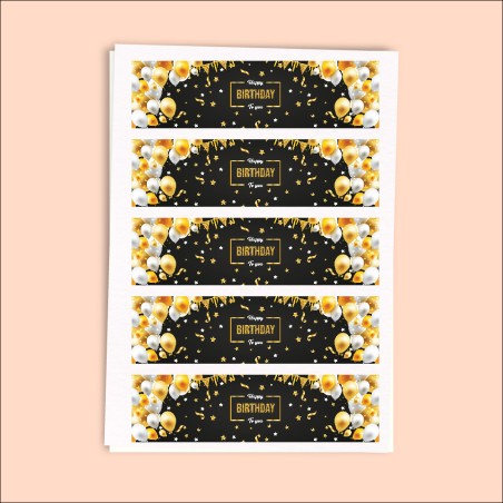 Etichette adesive Hollywood cm 21x5 pz. 20