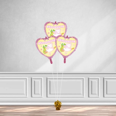 MYLAR BIG CM 80 CUORE BENVENUTA