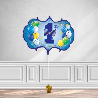 MYLAR BIG 1 COMPL.CELESTE CM 85X65H