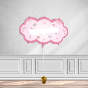 MYLAR BIG NUVOLETTA ROSA CM 90X48H 2
