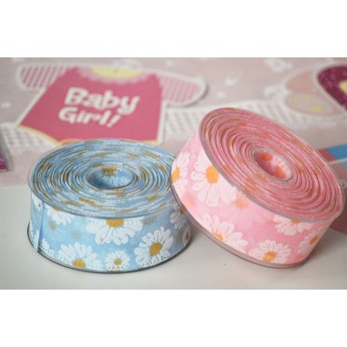 NASTRO MARGHERITE CELESTE MM 40X20 MT