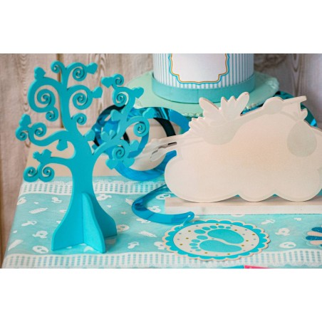 ALBERO DELLA VITA CELESTE H 26 CM