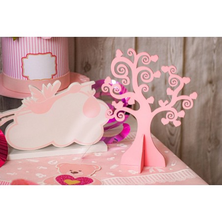 ALBERO DELLA VITA ROSA H 26 CM