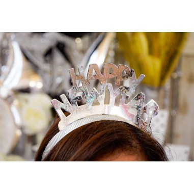 TIARA ARGENTO HAPPY NEW YEAR PZ. 50