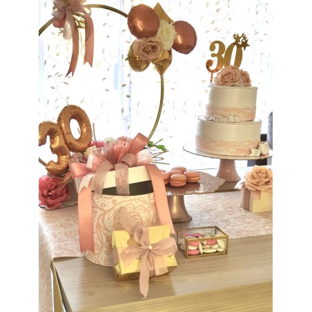 CERCHIO C/BASE DIAM. 60 ORO