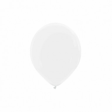 Palloncini 5" Premium busta 100 pz. Bianco Neve