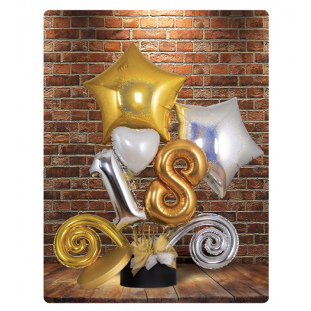 MINI SHAPE STELLA 9INCH ORO LUCIDO