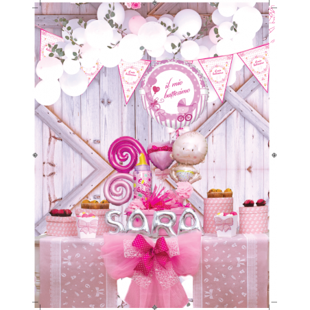 MYLAR SPIRAL.ROSE GOLD CM26X36