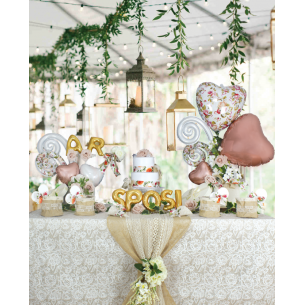 MYLAR SPIRAL. BOUQUET CM26X36H 2