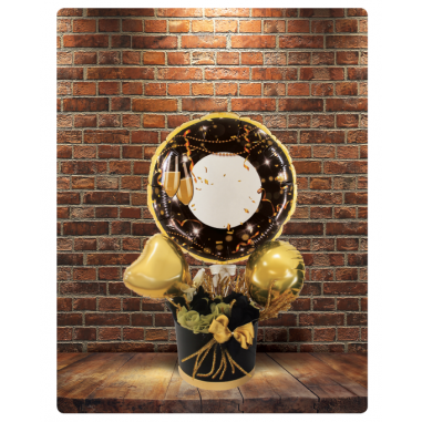 MINI SHAPE CUORE 9INCH ORO LUCIDO