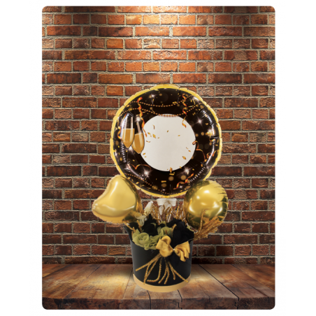 MINI SHAPE CUORE 9INCH ORO LUCIDO