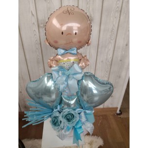 Box 12 pz. Rose celesti cm 15 2