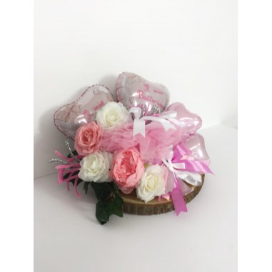 Box 12 pz. peonia bianca