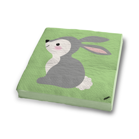 Tovaglioli 33 cm Happy Birthday WOODLAND - 20 pz.